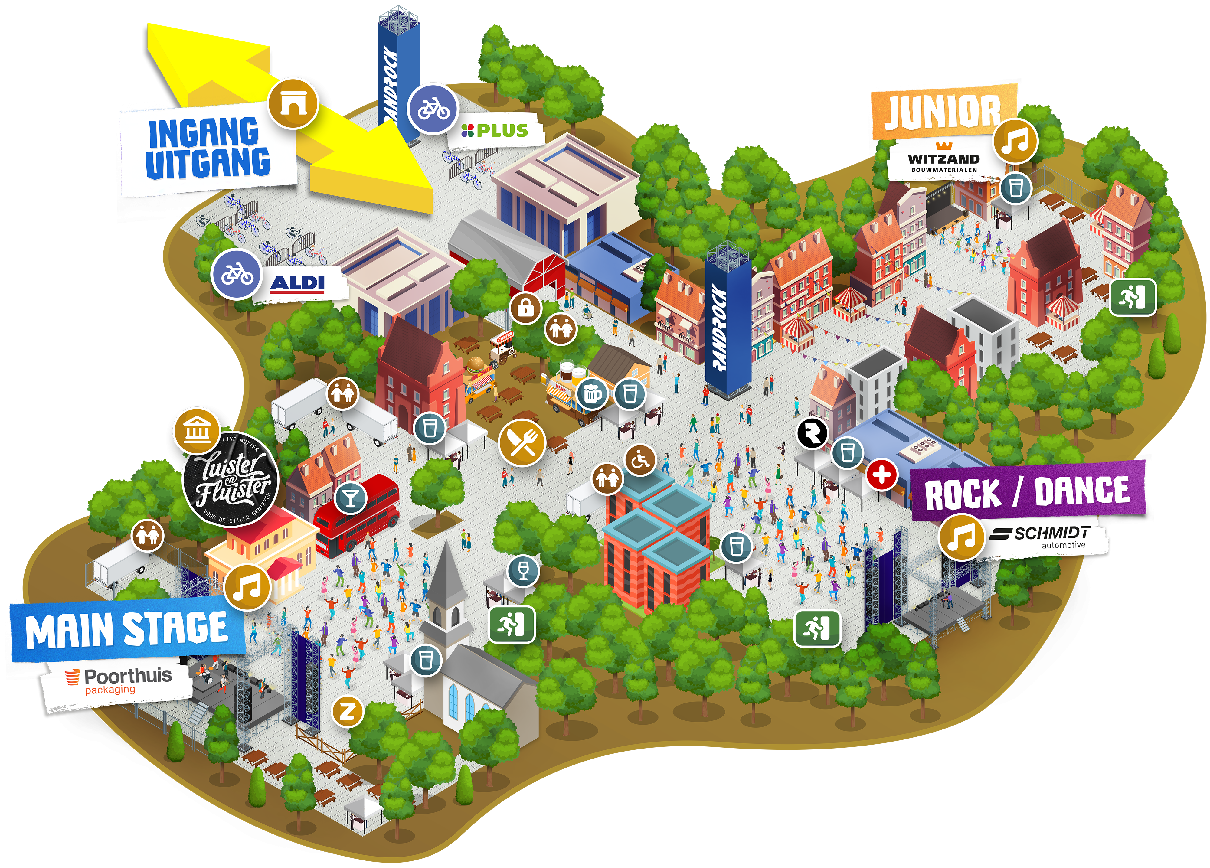Plattegrond van Randrock